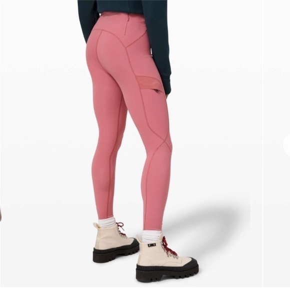 Lululemon Break a Trail Super High Rise Tight 28" Brier Rose Leggings 4 - Picture 2 of 14